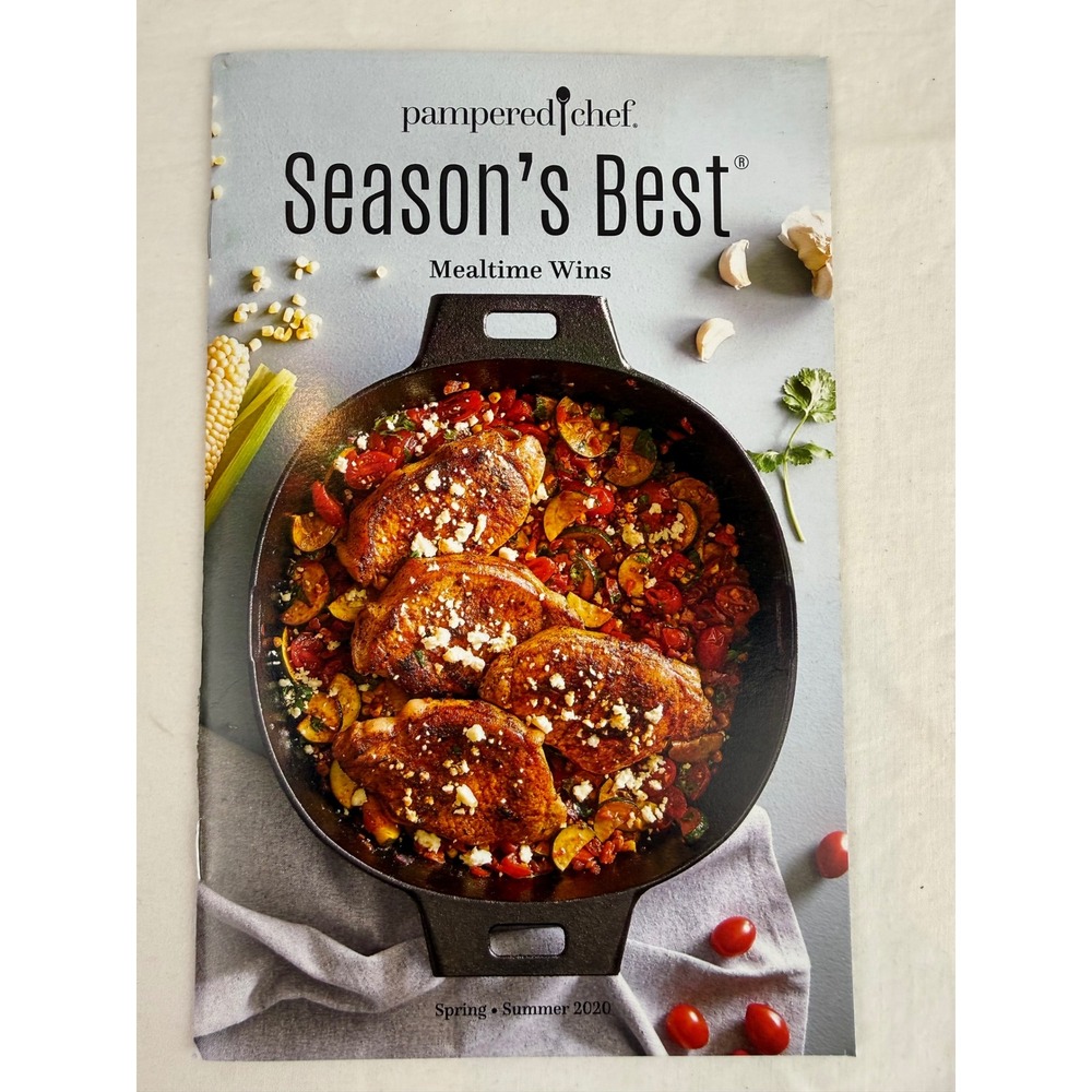 Pampered Chef Season's Best Recipe Booklets Lot of 6 2017-2020 Great Grilling - Picture 3 of 7